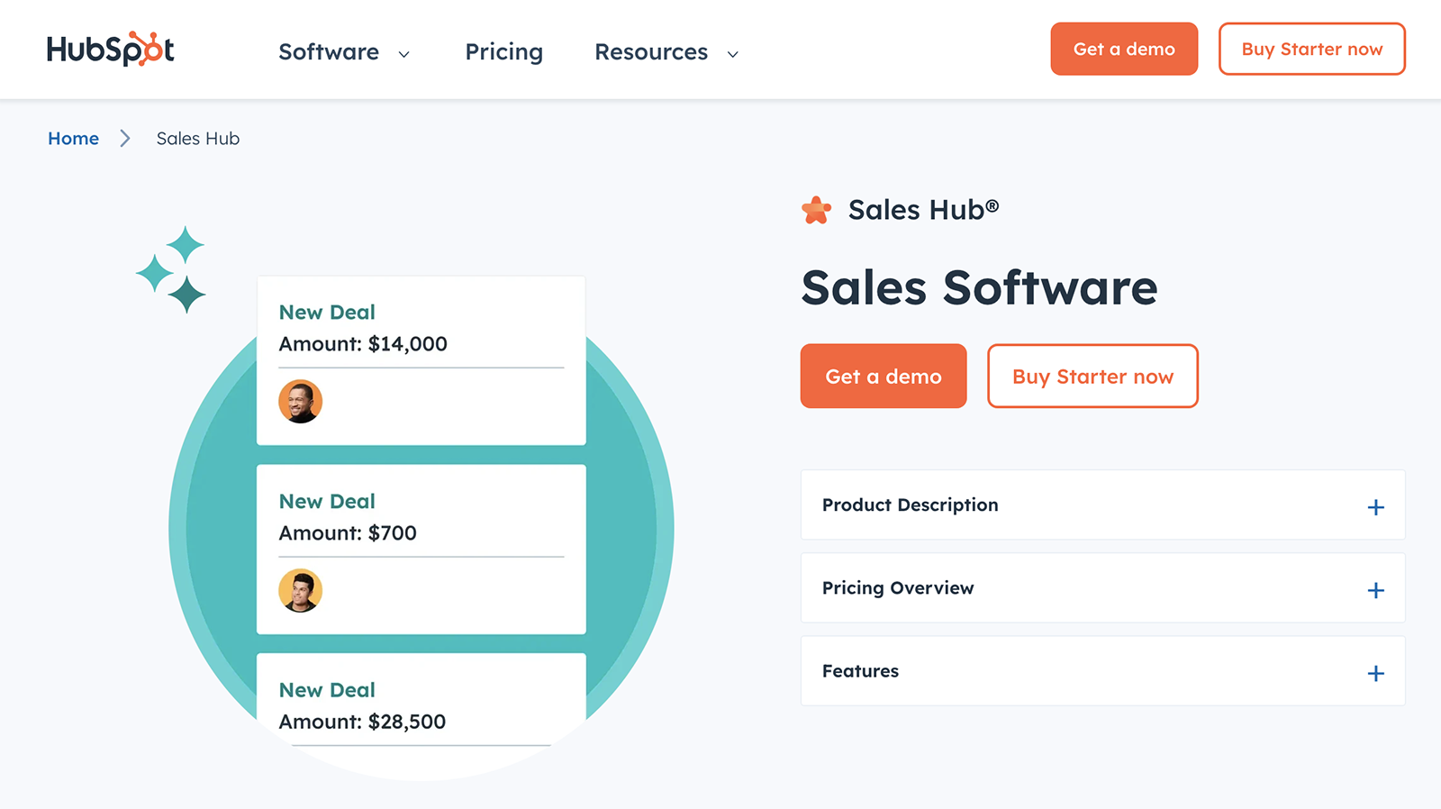 HubSpot for inbound marketing and sales