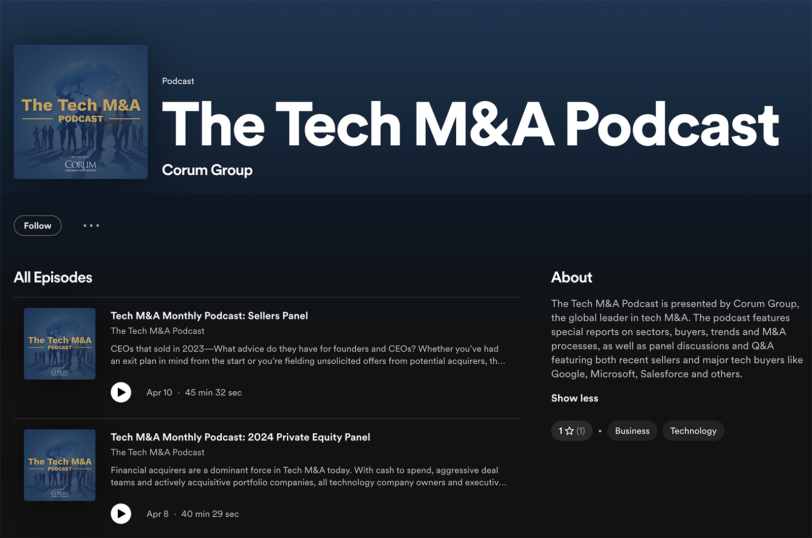 The Tech M&A Podcast
