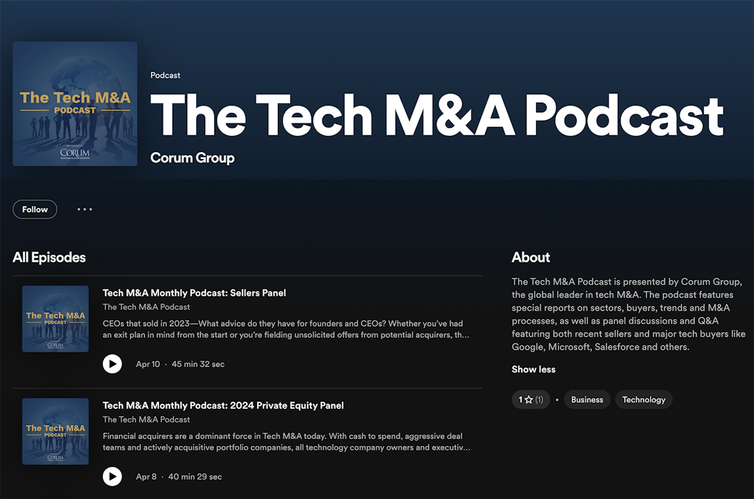 The Tech M&A Podcast