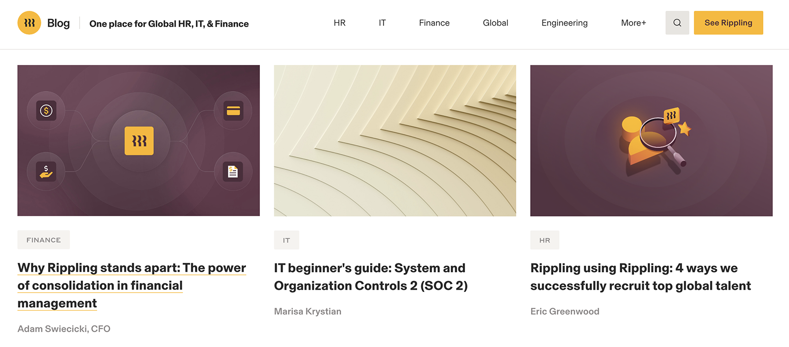 Rippling blog