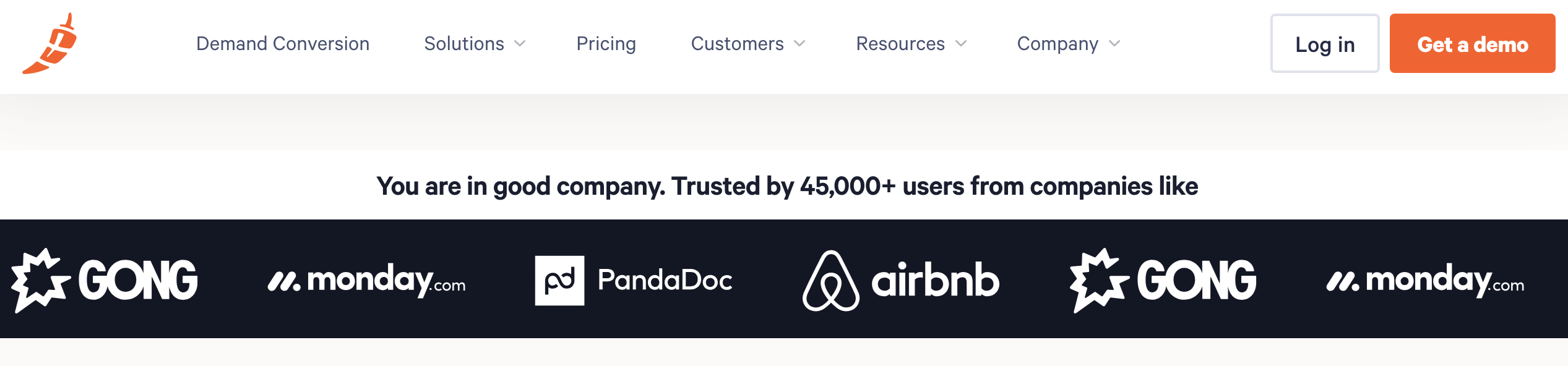 Chili Piper customer logos
