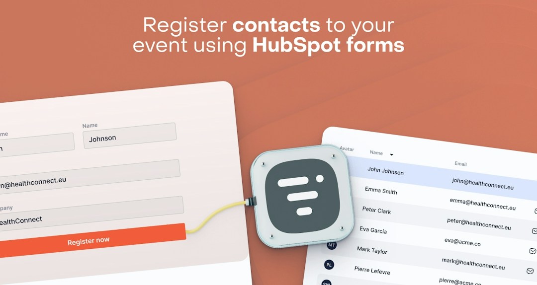Registration with HubSpot forms