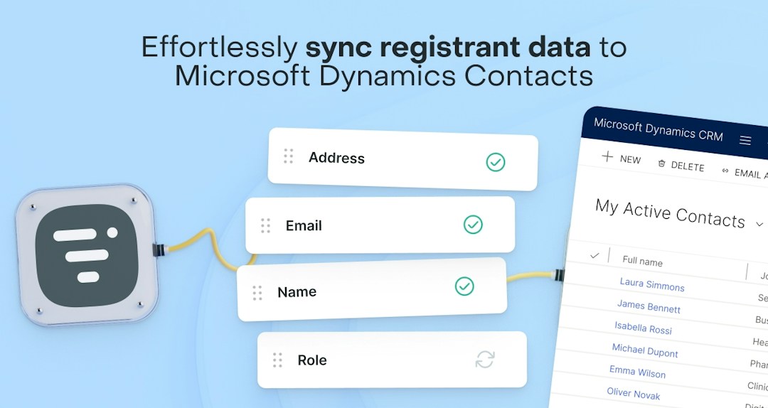 Synchronize registrants to Microsoft Dynamics