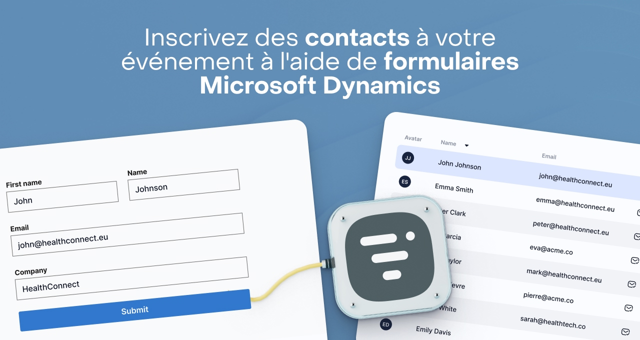 Gèrer les inscriptions depuis MS Dynamics