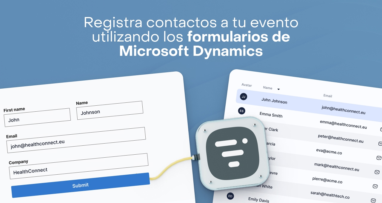 Registro con formularios de Microsoft Dynamics