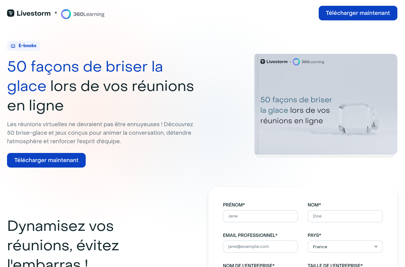 livre blanc 50 façons de briser la glace
