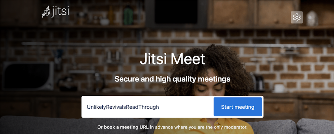 Jitsi online meeting software
