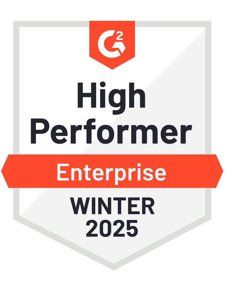 G2: High Performer Enterprise Winter 2025