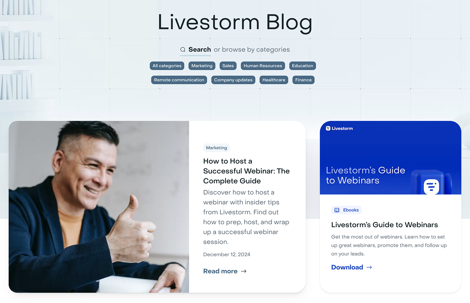 Livestorm blog