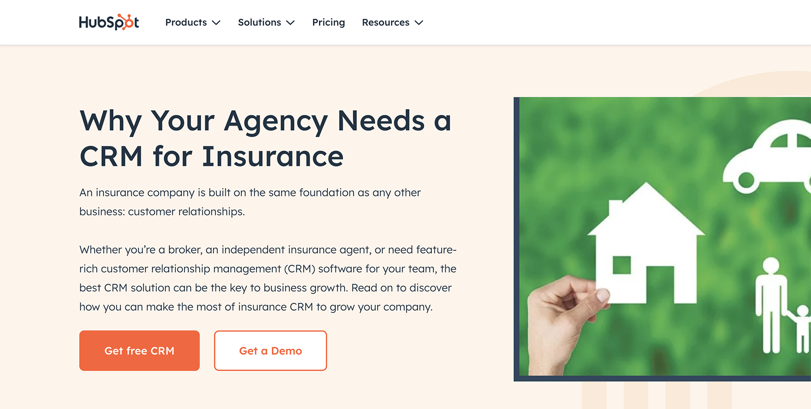 HubSpot CRM for insurance