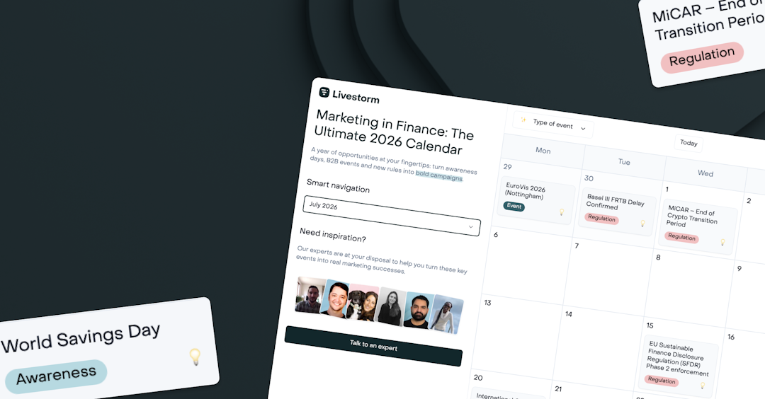 Use this guide as your starting line to stay organized, relevant, and ahead of the competition in the financial industry !
