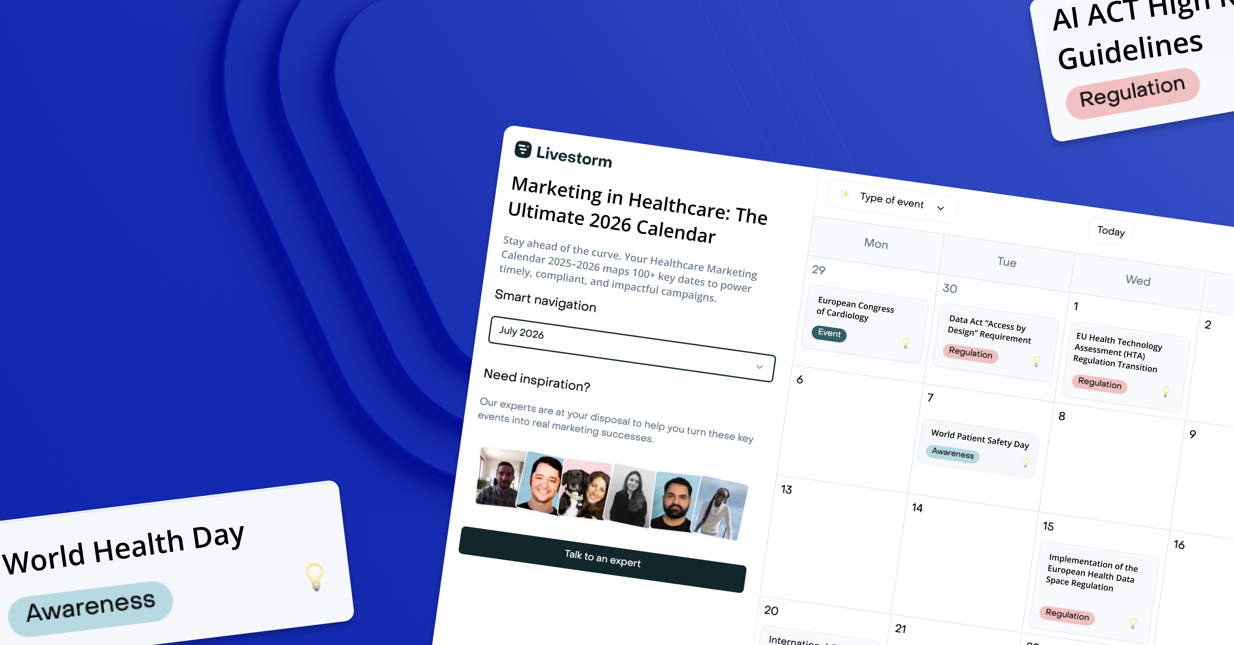 Transform your life science marketing strategy with precision timing and regulatory excellence with this calendar.