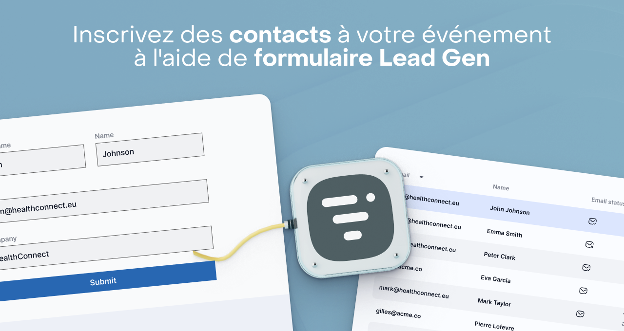Inscription depuis un formulaire LinkedIn Lead Gen