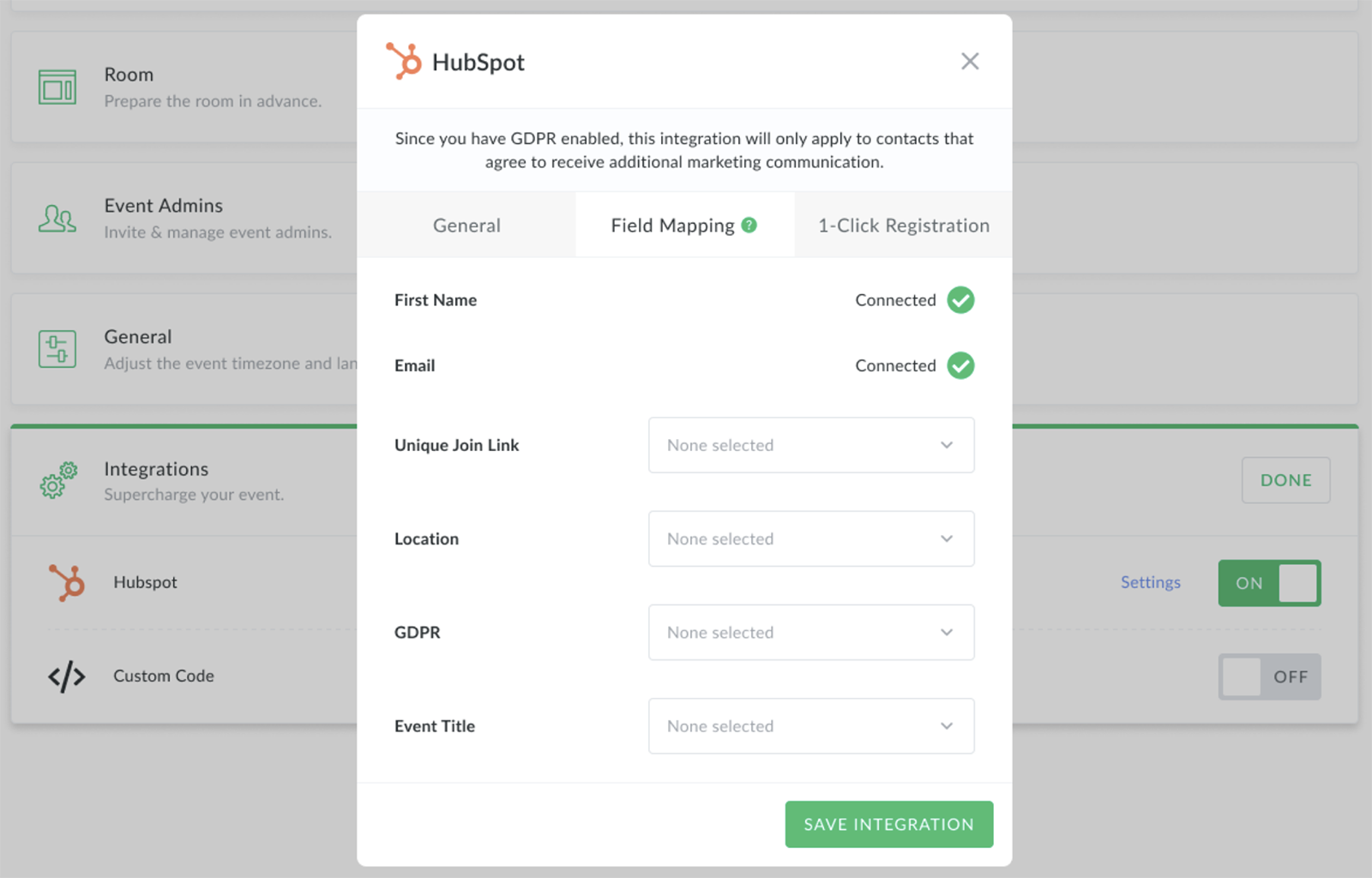 Demio HubSpot integration