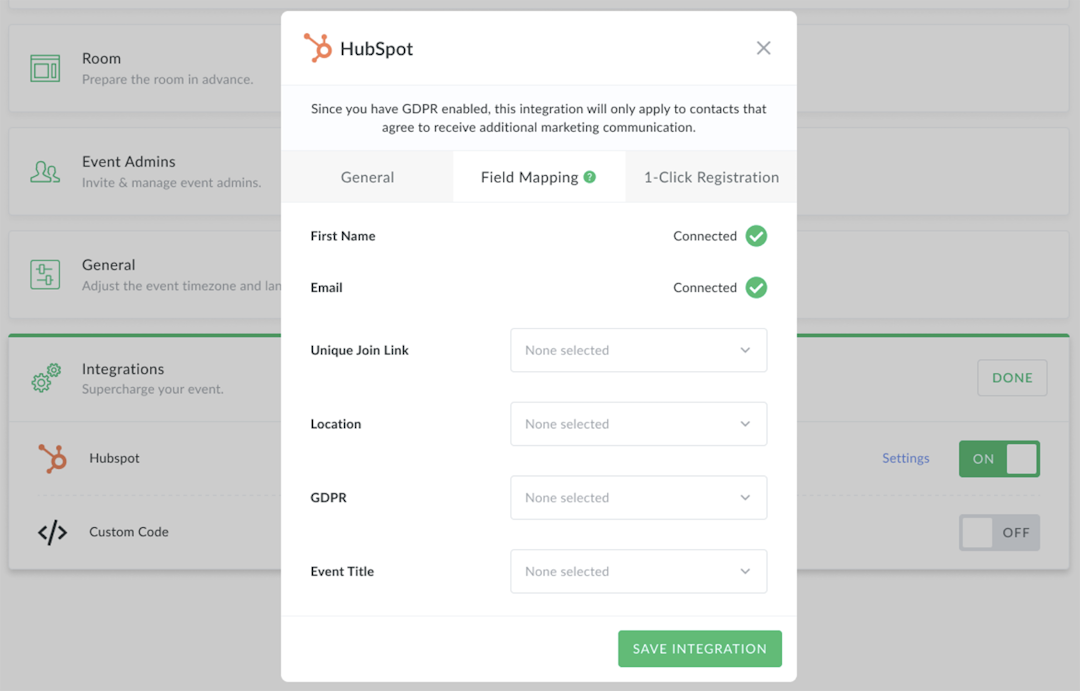 Demio HubSpot integration