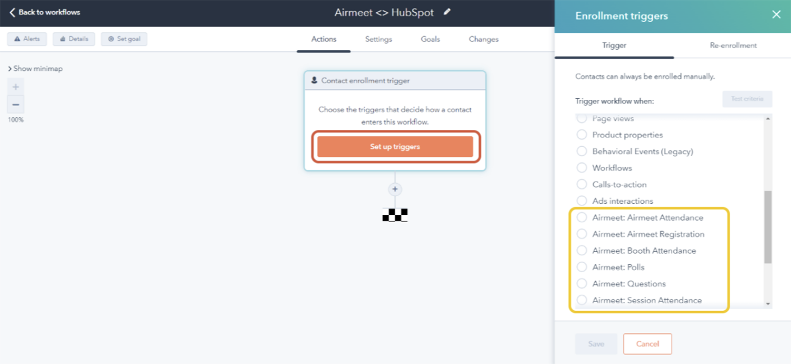 Airmeet HubSpot integration