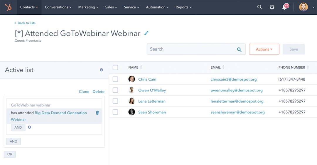GoTo Webinar HubSpot integration