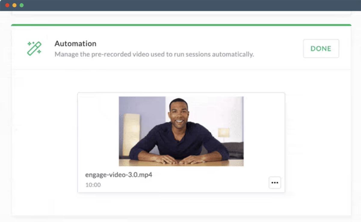 Demio automated webinar