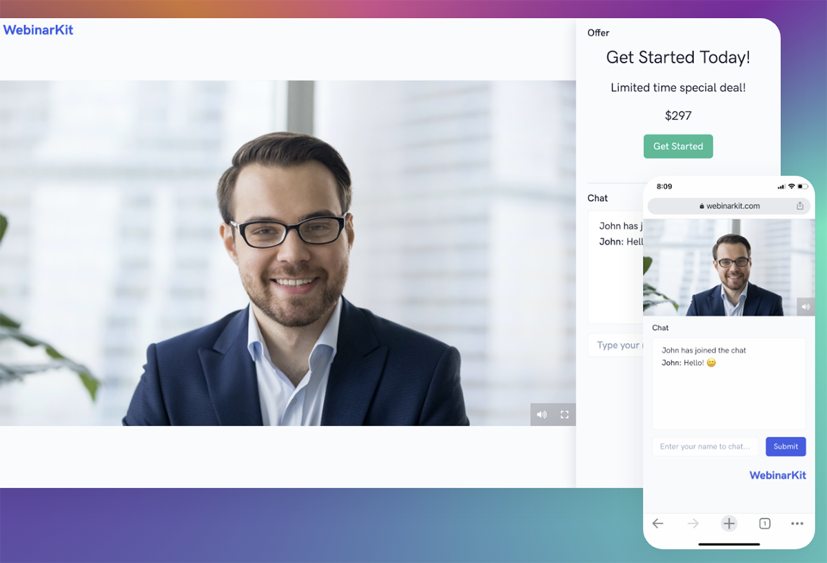 WebinarKit automated webinar