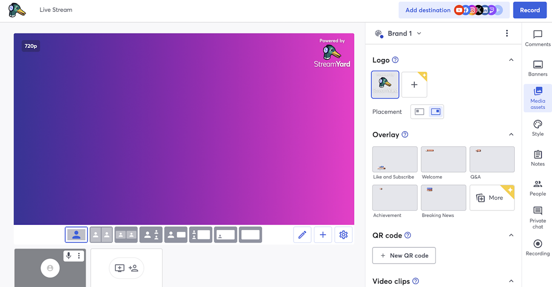 Webinar StreamYard