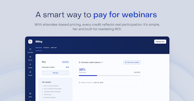webinar pricing livestorm