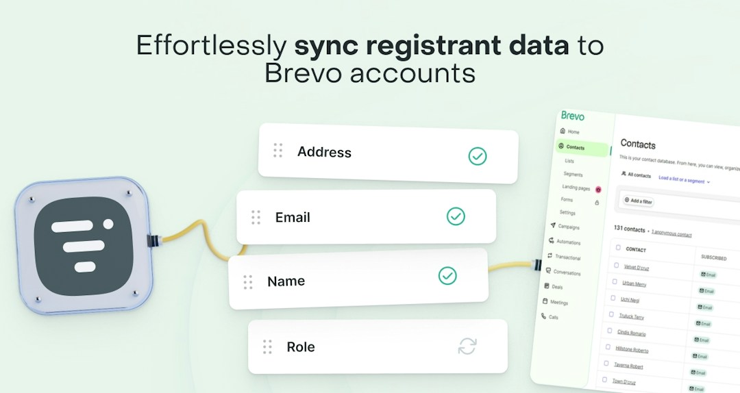 Sync registrant data