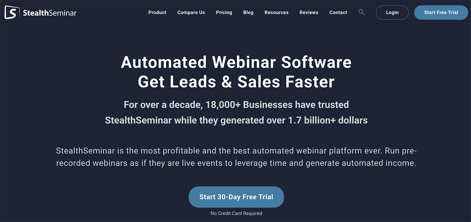 StealthSeminar homepage