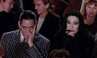Unimpressed Gomez & Morticia