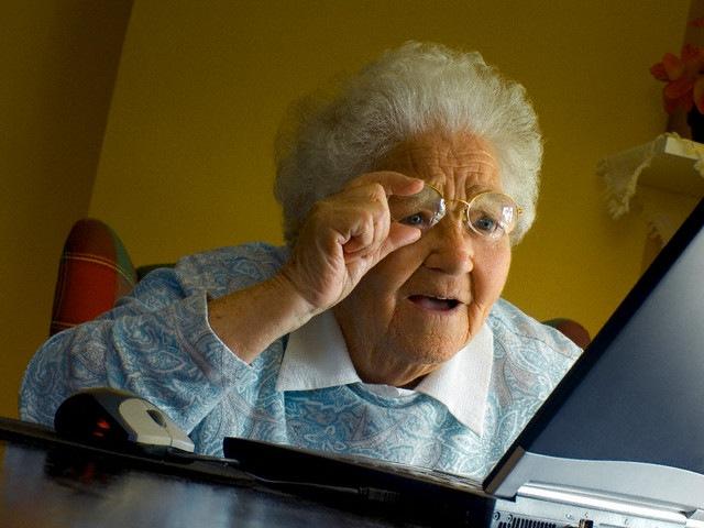 Grandma Finds the Internet