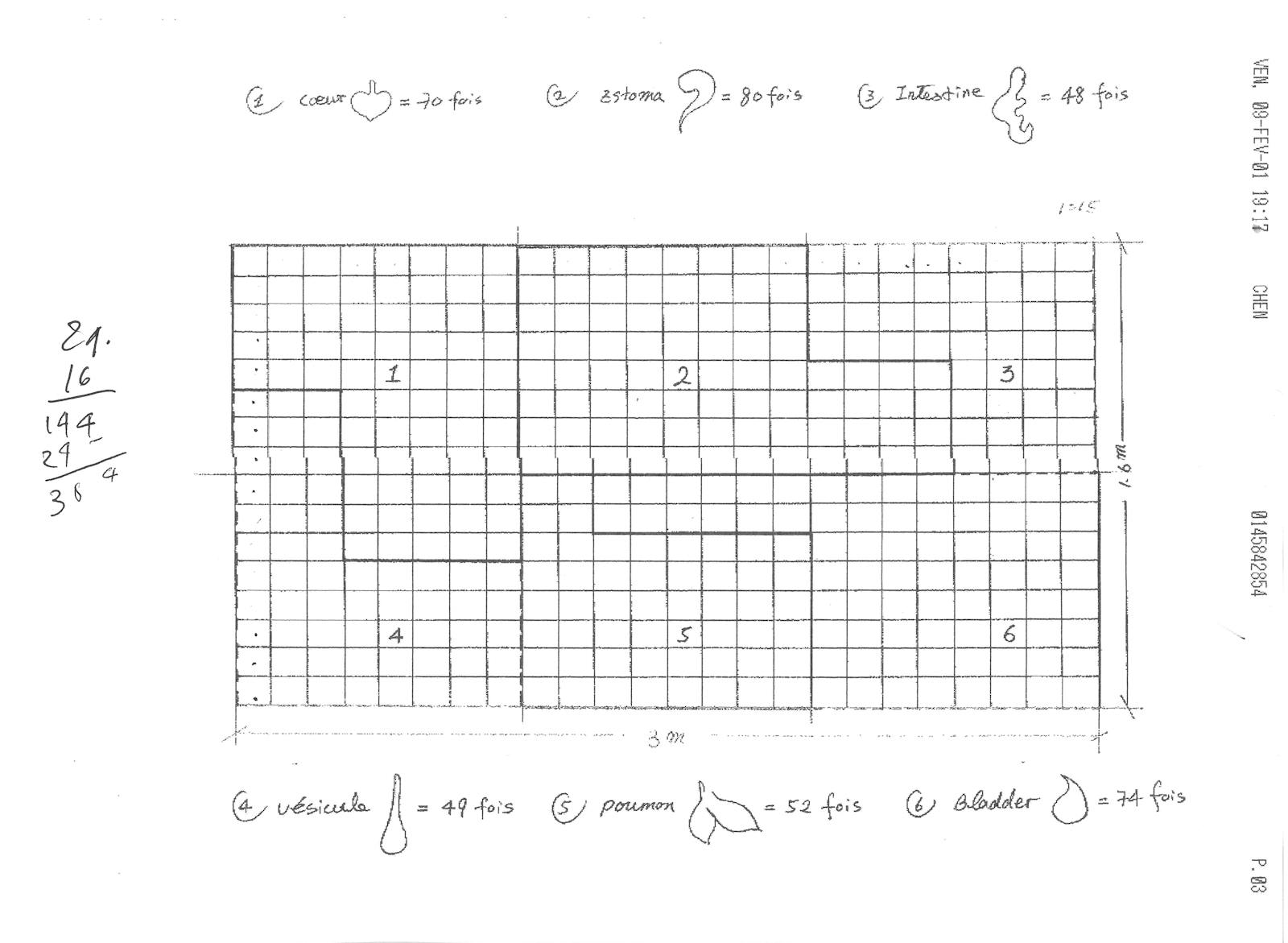 Opera La lumière intérieur du corps humain 2005 Artista Chen Zhen Castello di Ama