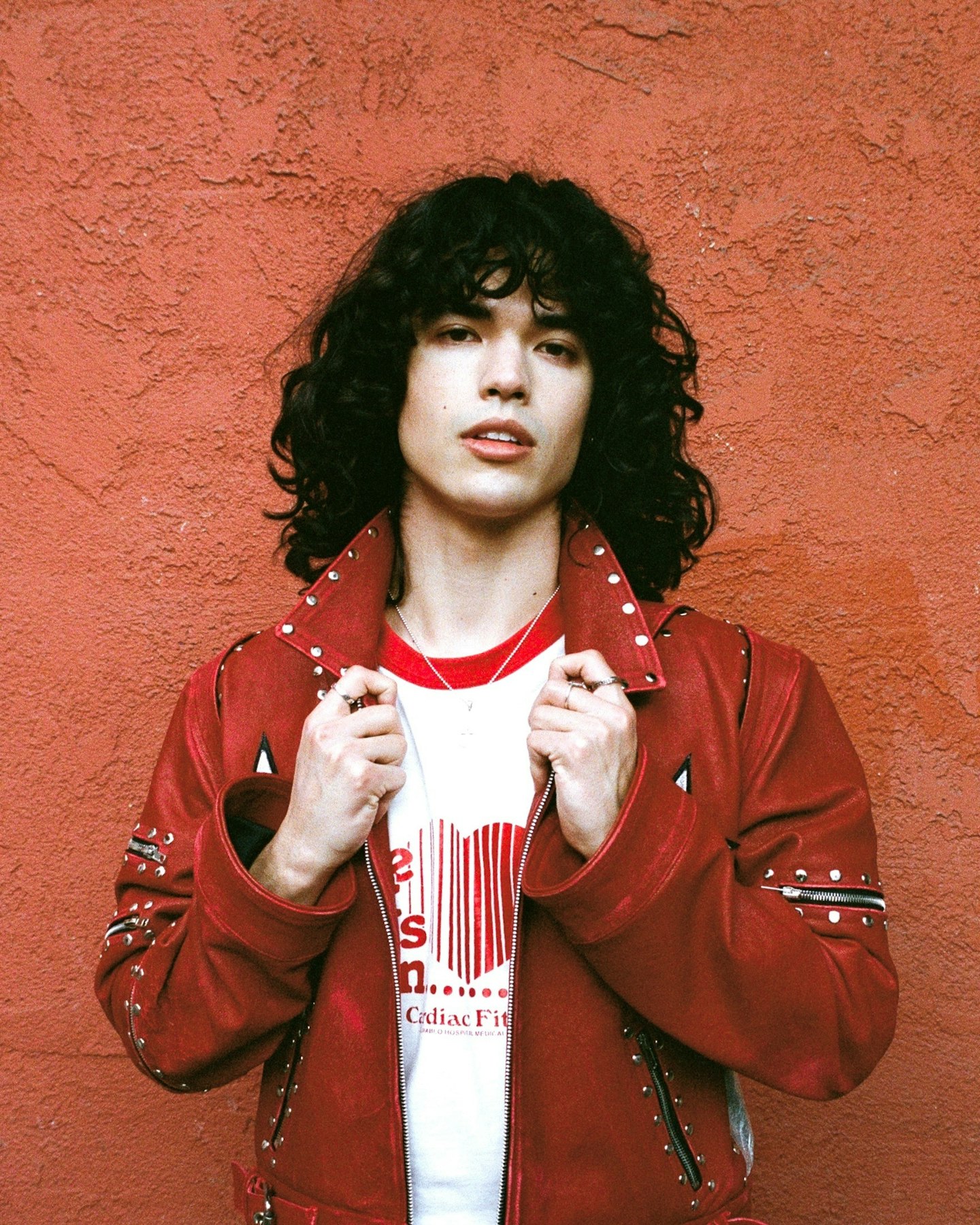 This is an image of Conan Gray wearing his outfit from the Lonely Dancers music video