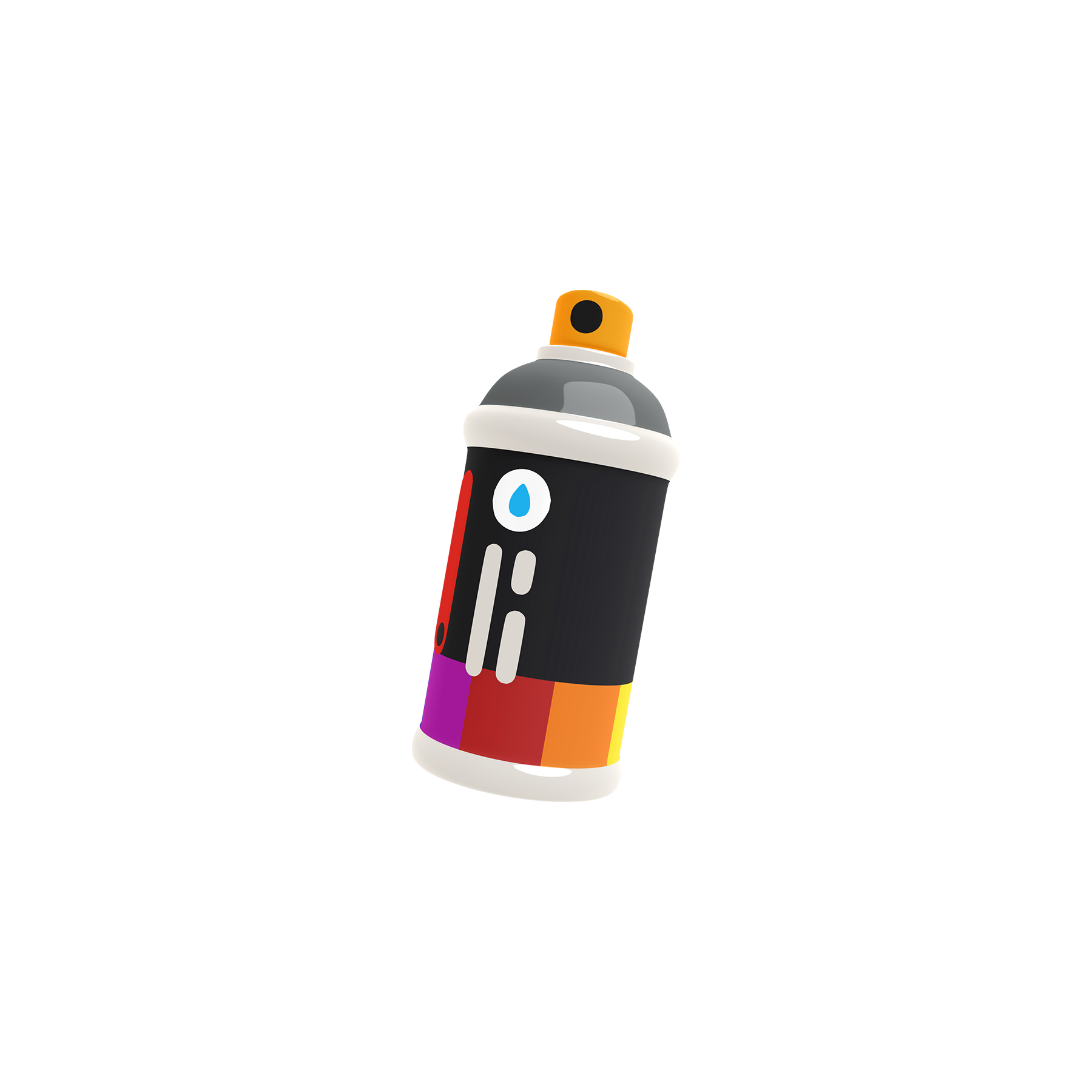 This is a 3d asset of spray can from Toca Boca Days