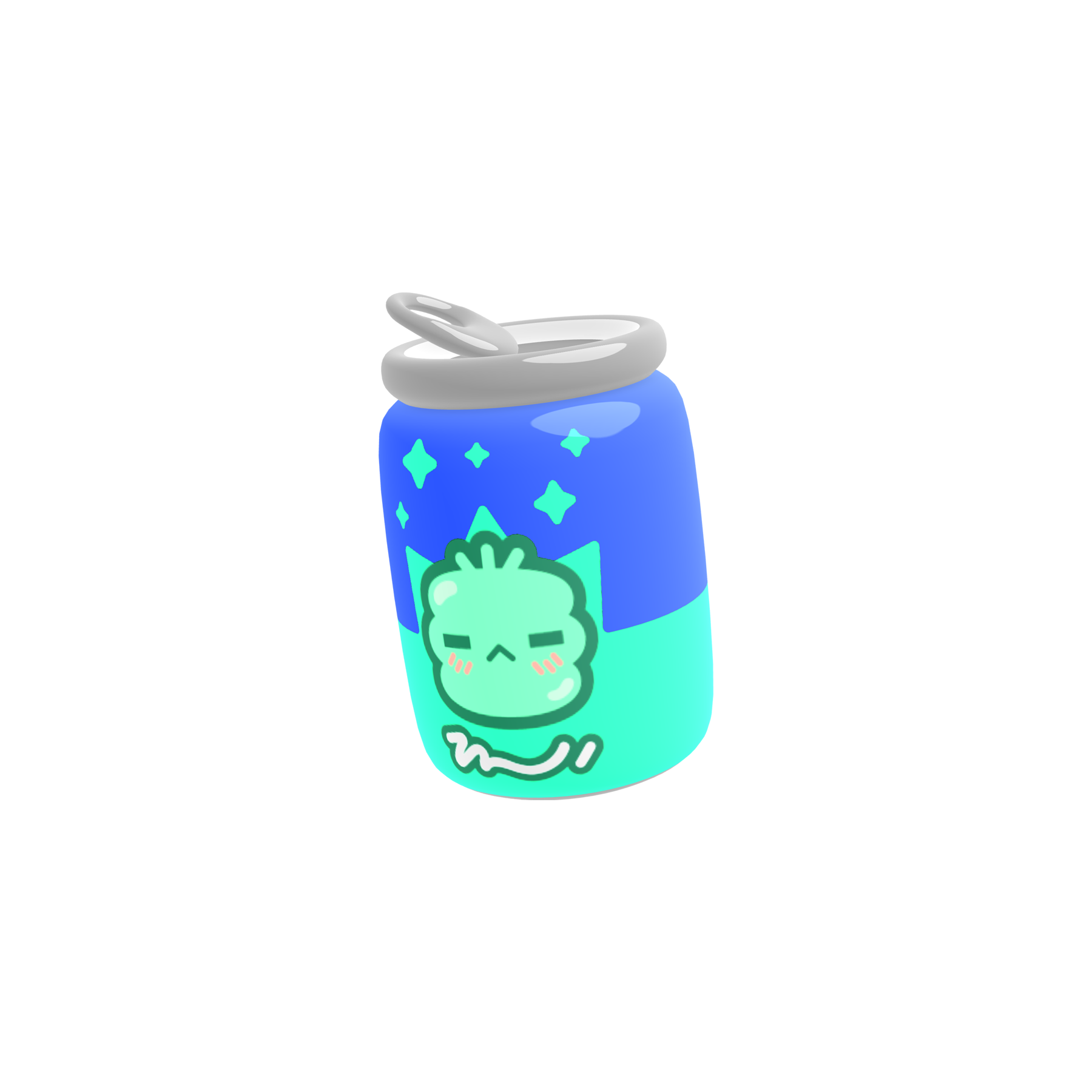 this is a 3d image of a soda can from toca boca days