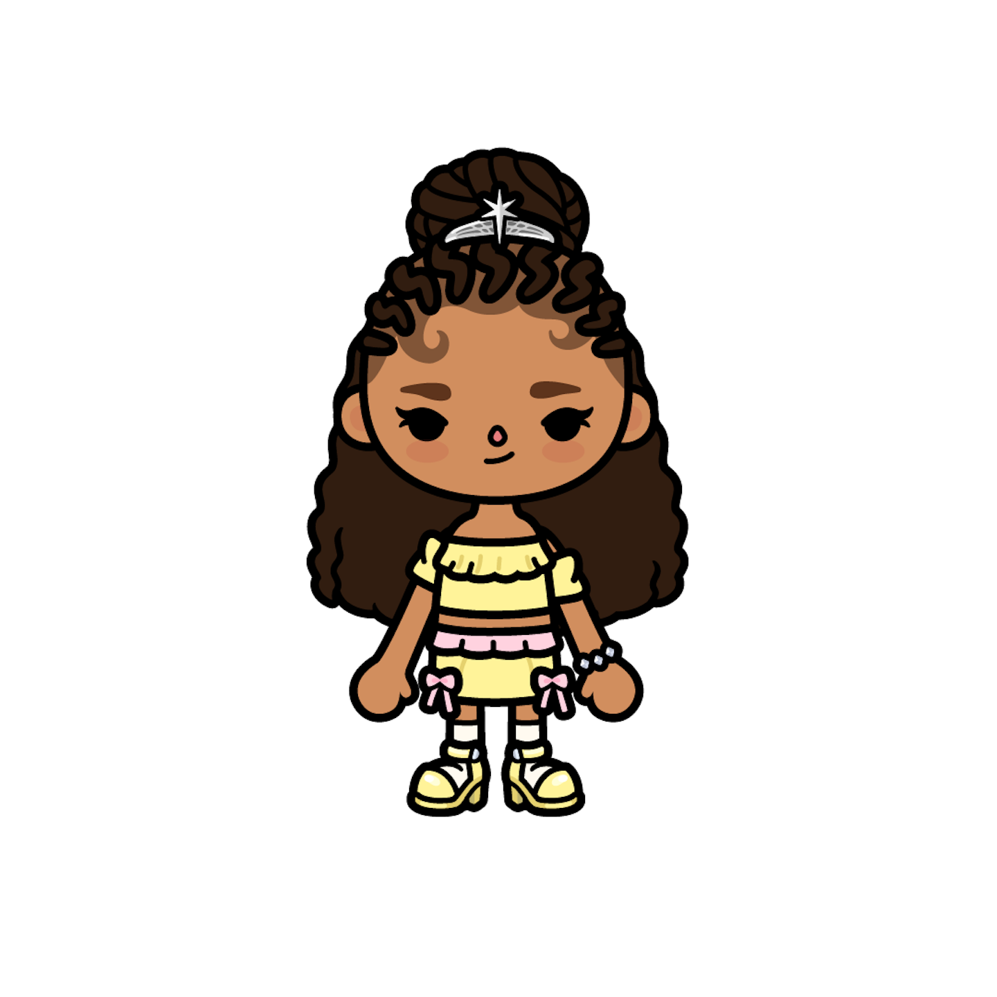 This is Manon from KATSEYE's stage outfit