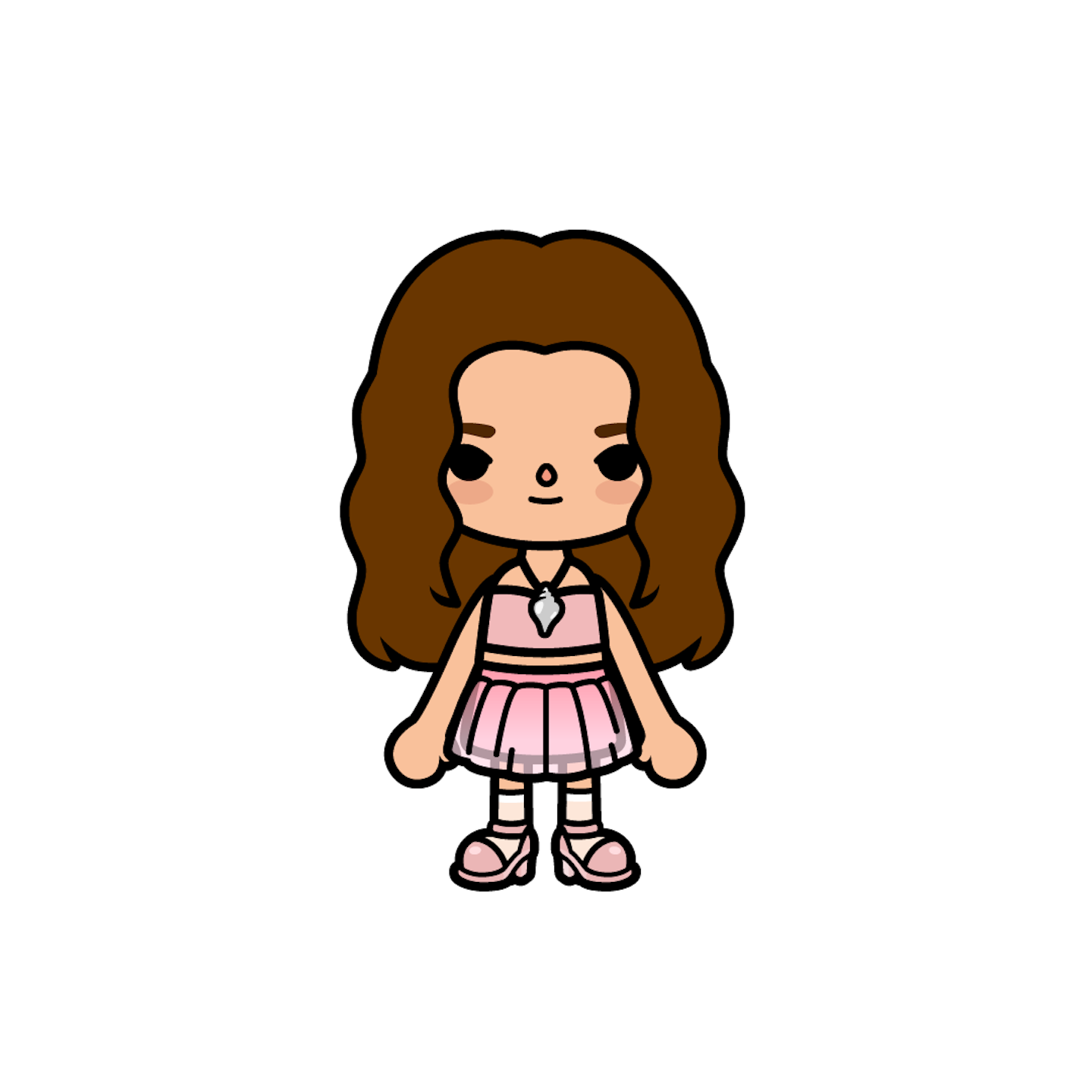 This is Yoonchae from KATSEYE's stage outfit