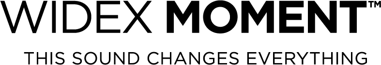 widex moment logo