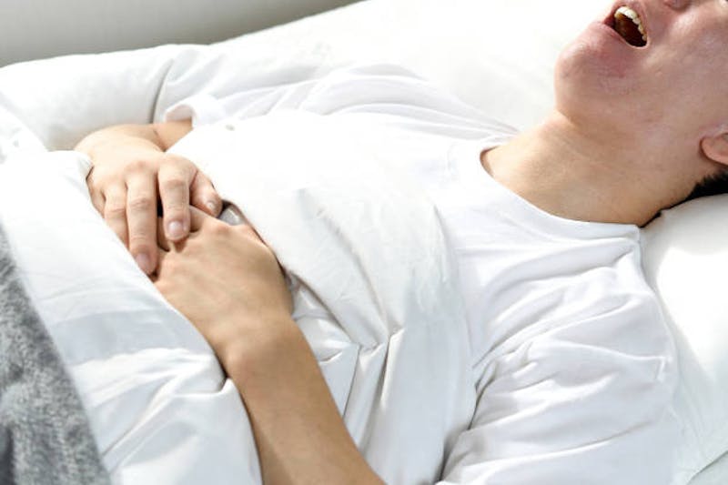 Man with Sleep Apnea