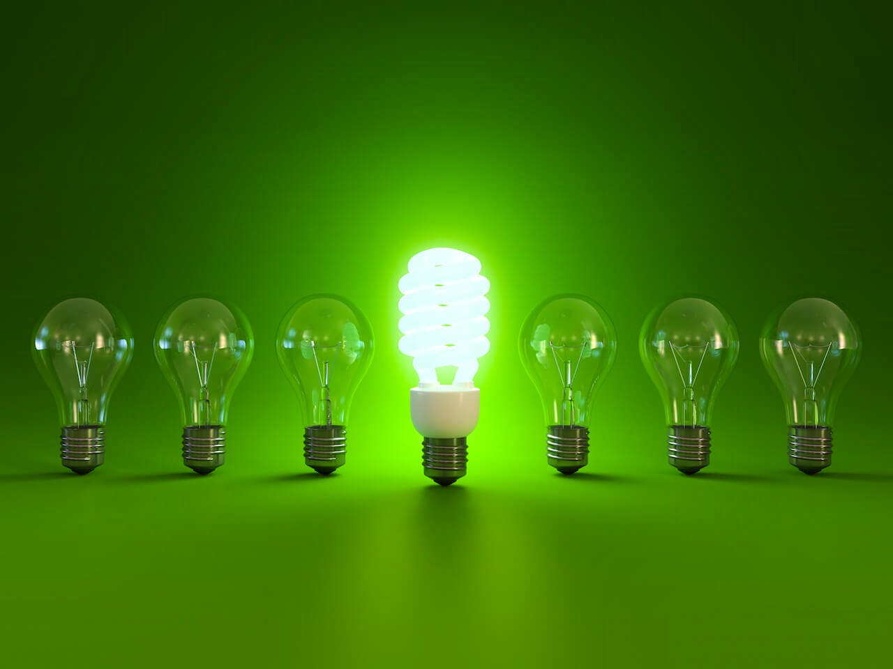Energy-efficient light bulbs help save you money on your energy bill.