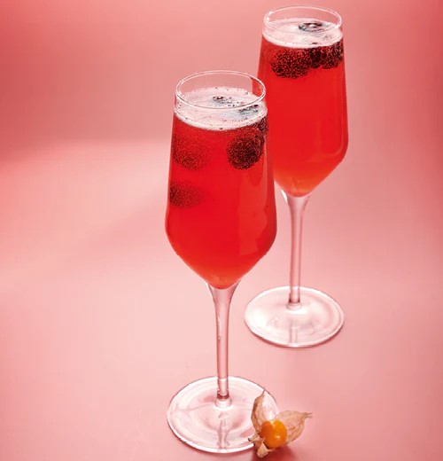 Czerwony drink na Walentynki, przepis na „Zachód słońca”