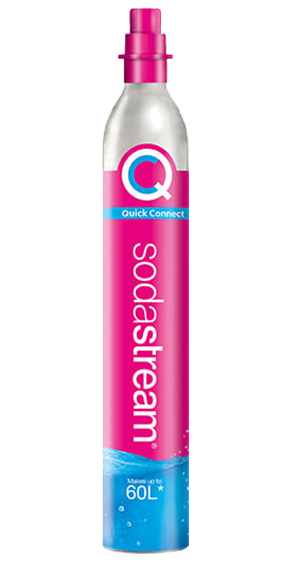 Cylinder z gazem CO2 CQC Różowy