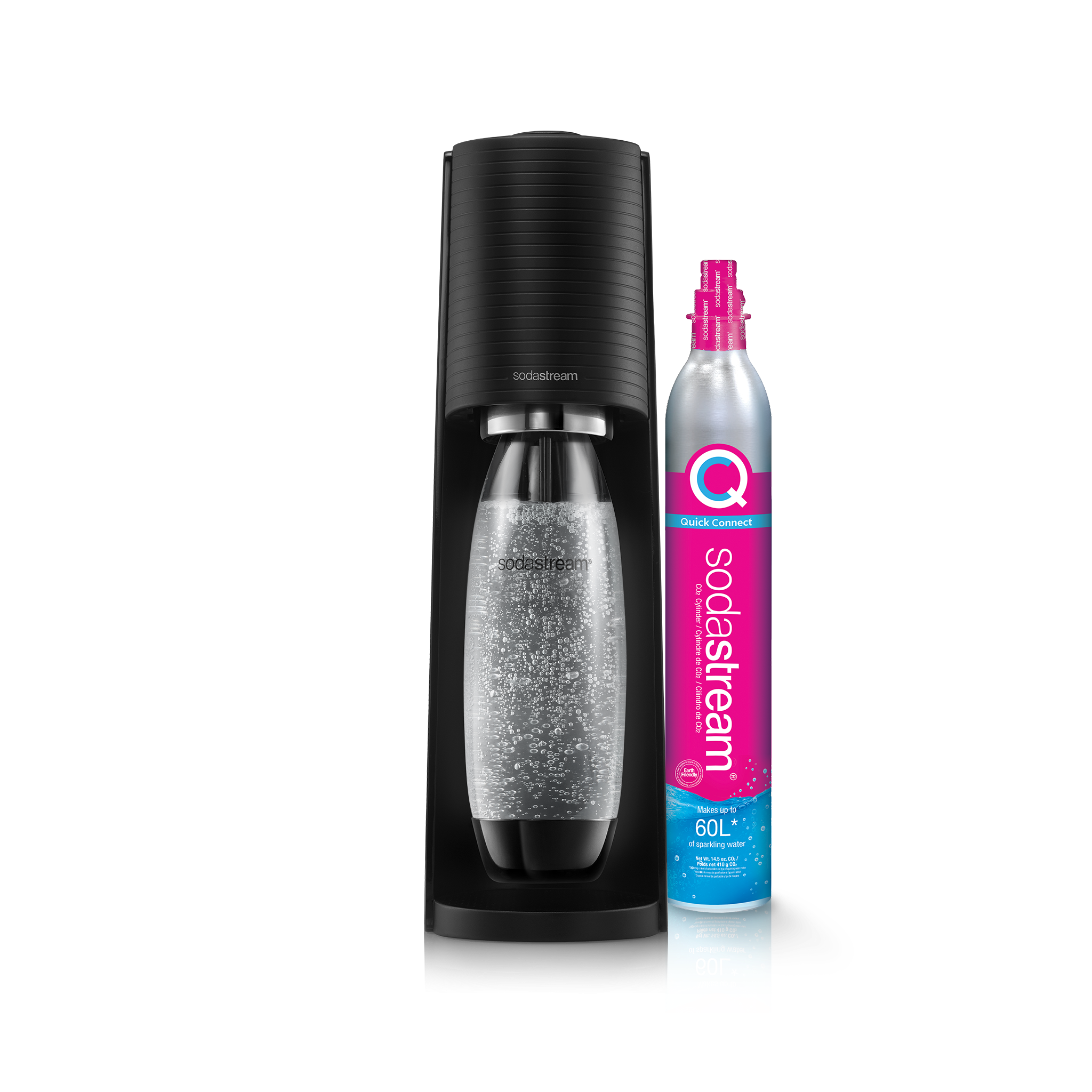 sodastream TERRA★ブラック★ Saturator SodaStream Terra Czarny - do Gazowania Wody