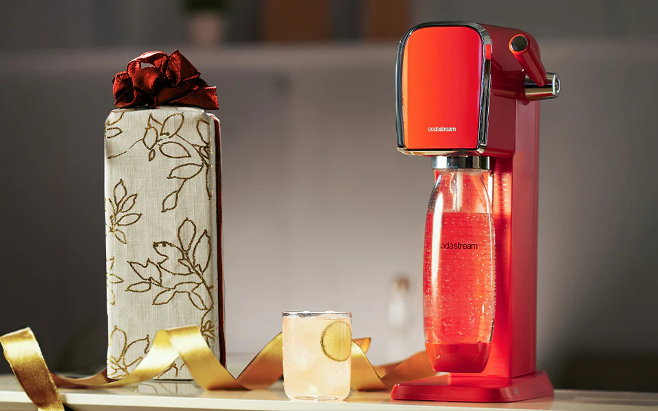 Czerwony saturator SodaStream Art jak prezent