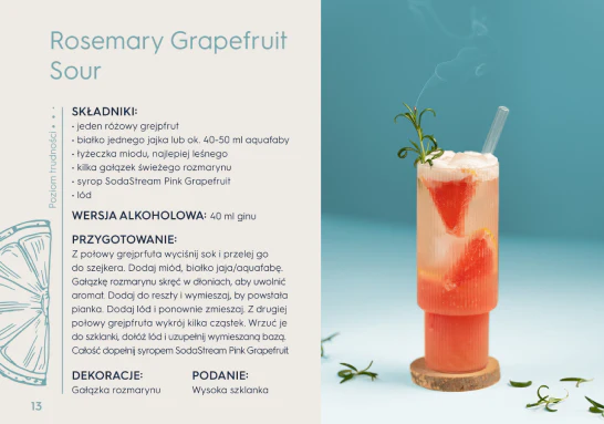 rosemary grapefruit sour