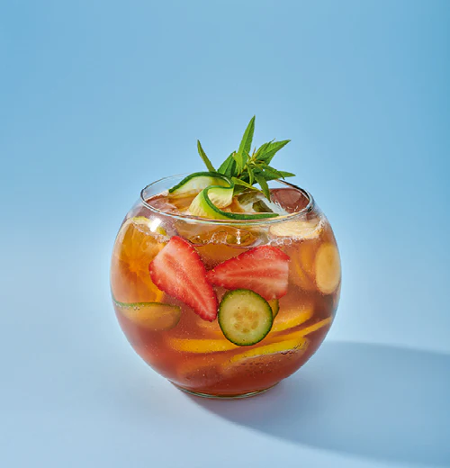Drink z likierem Pimm's, przepis na „Angielski piknik”
