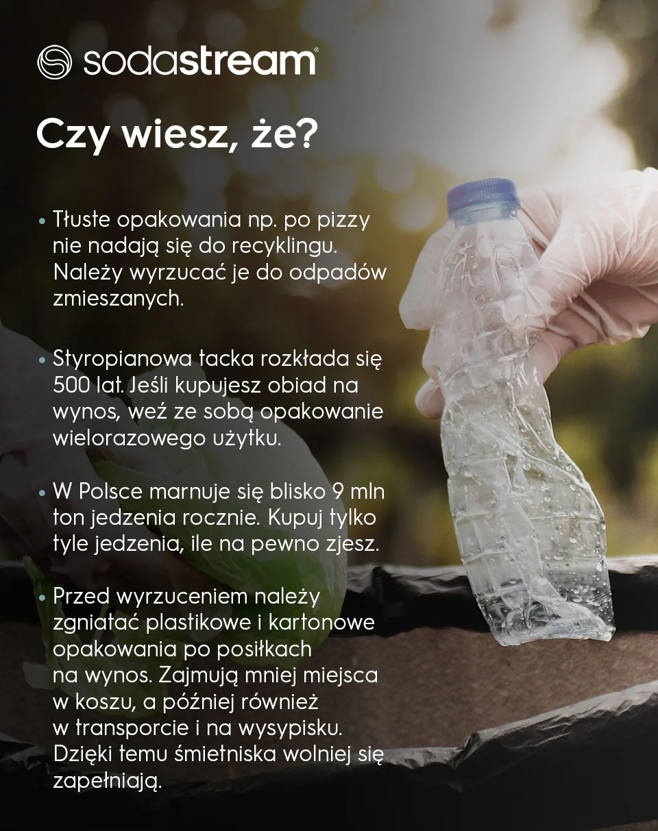Opakowania jedzenia na wynos - infografika