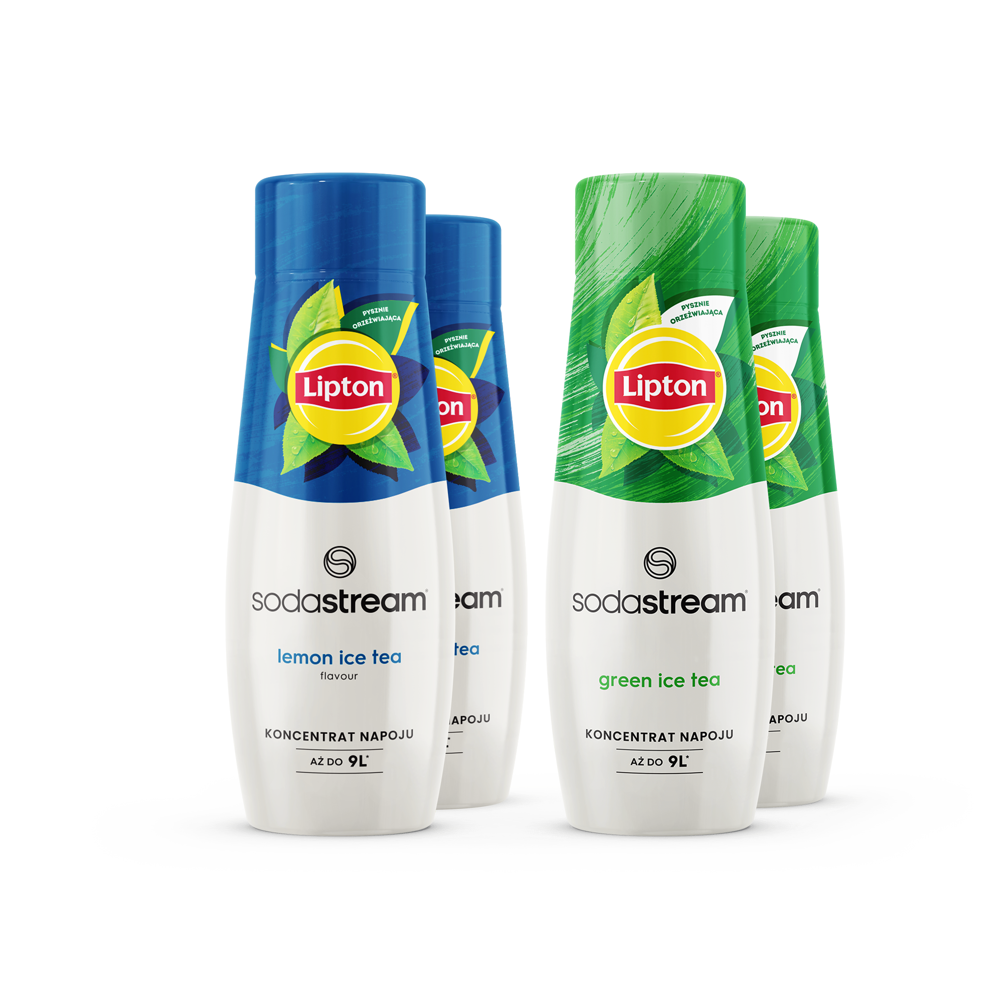 Lipton Ice Tea Cytryna i Lipton Green Tea po 2 sztuki