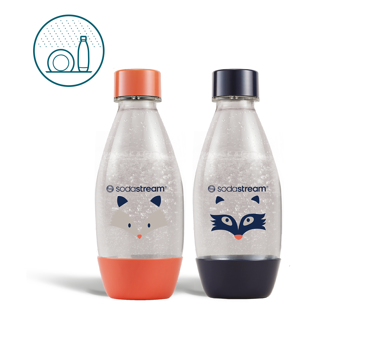 0,5 Litrowe butelki My Only Bottle - Little Heroes Dwupak