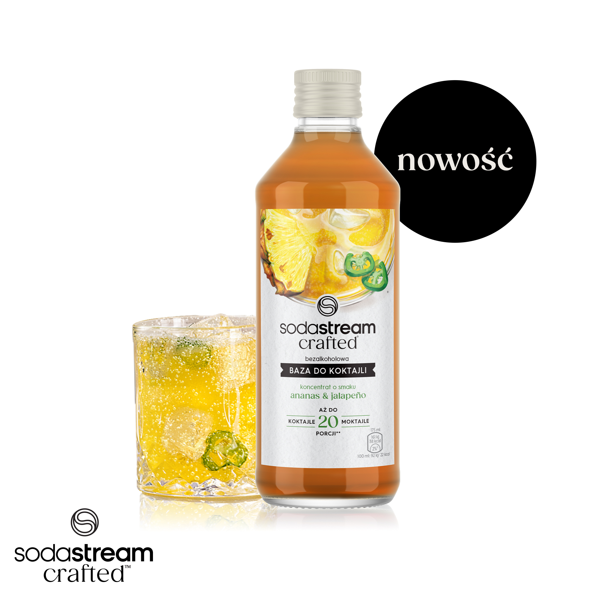 Baza Crafted Ananas & Jalapeño 330 ml