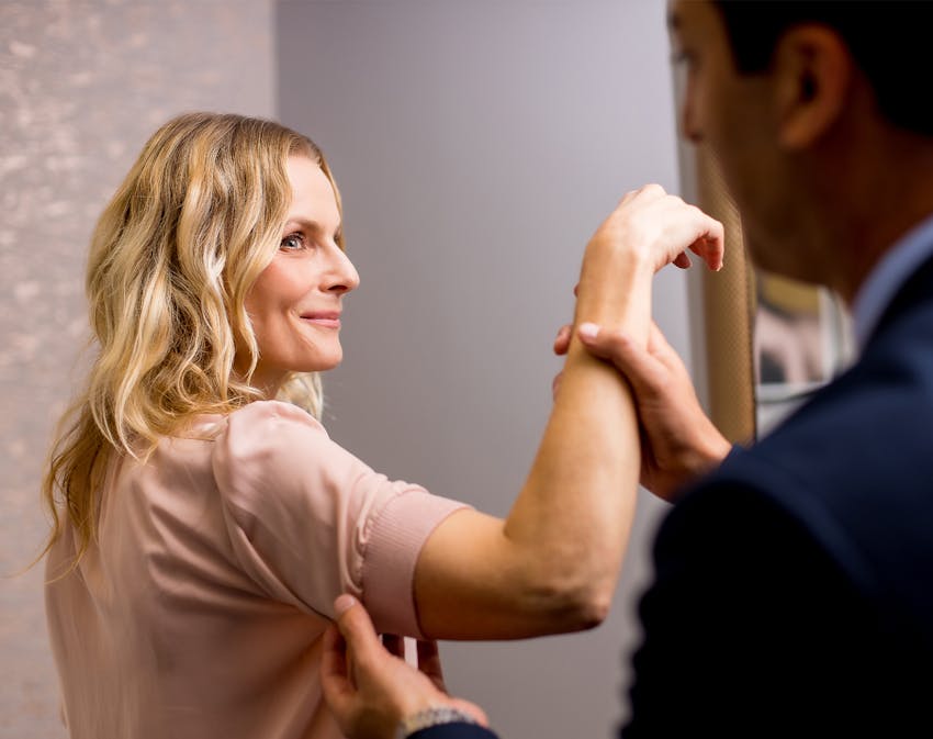 Doctor and patient during consultation