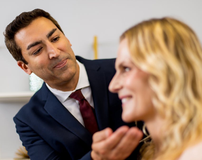 Doctor and patient during consultation